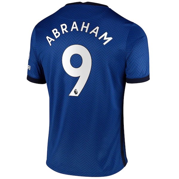 Camiseta Chelsea NO.9 Abraham 1ª Kit 2020 2021 Azul